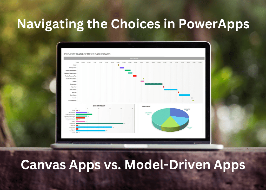 canvas app vs model driven app